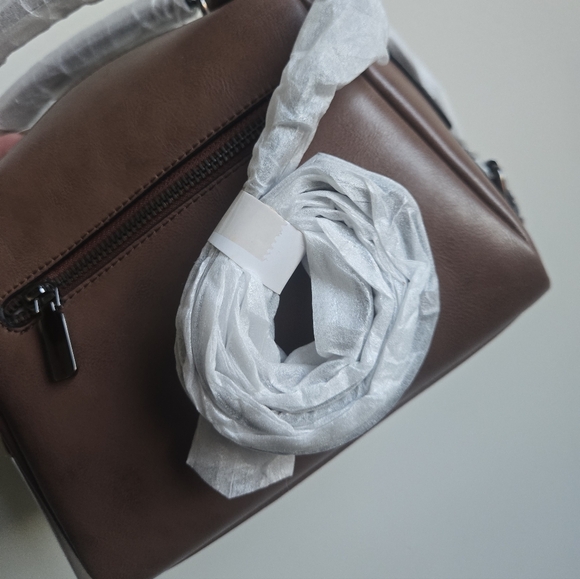 FOXLOVER Small Leather Crossbody Bags Shoulder Bag Top Handle Mini Handbag Purse - Picture 3 of 5